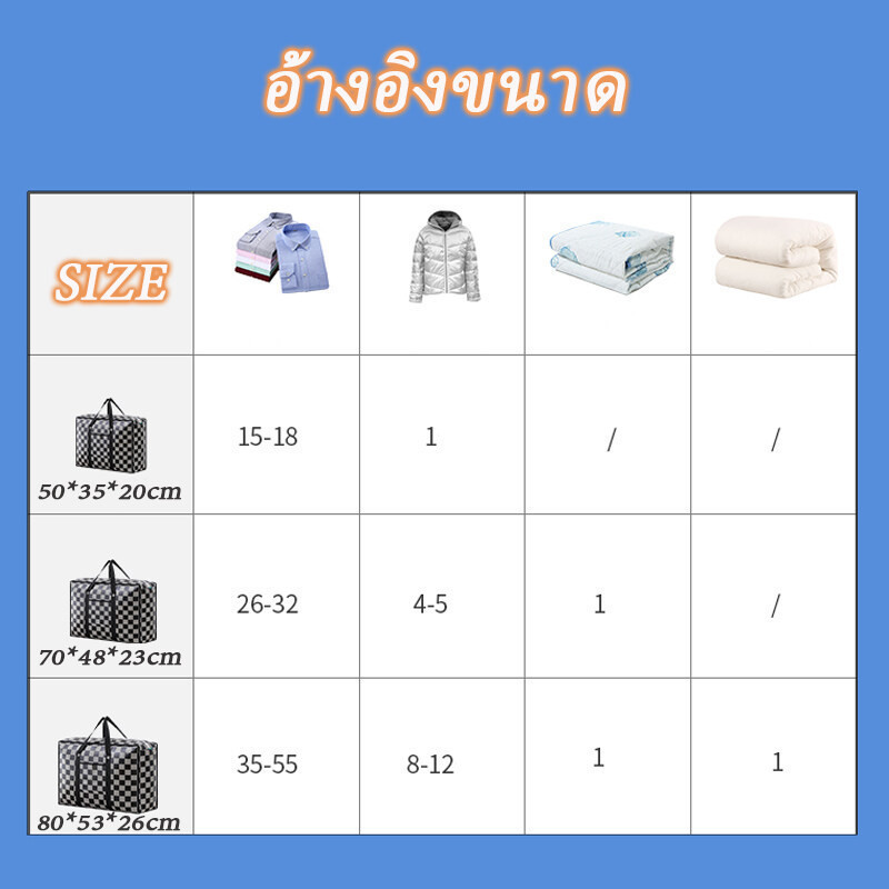 ถุงกระสอบ อเนกประสงค์ ถุงย้ายบ้าน กันน้ำ ถุงใส่เสื้อผ้า