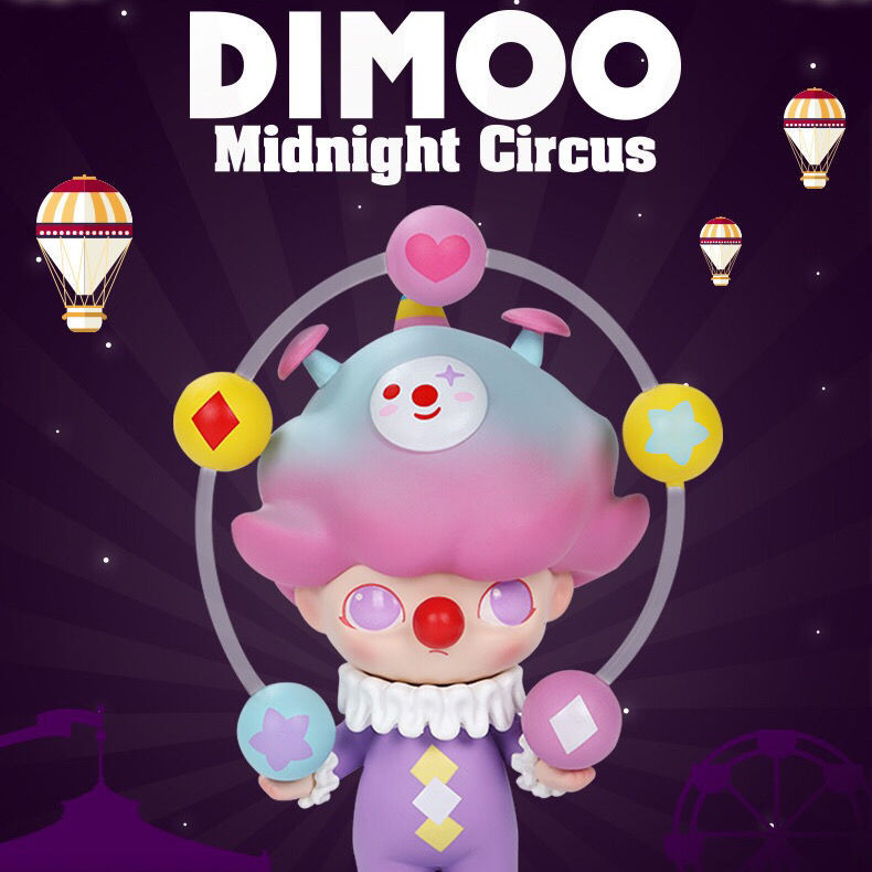POPMART Dimoo Midnight Circus Mystery Box Doll Doll ( สินค ้ าของแท ้ )