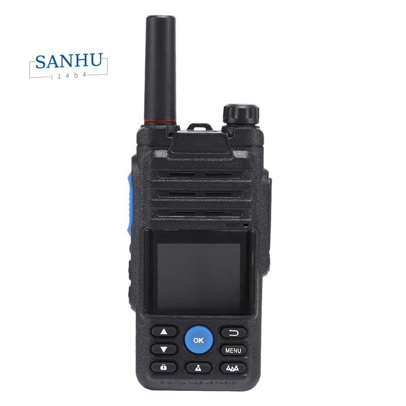 【sanhui14b4 】Radio Bluetooth Walkie Talkie 4G Sim Wifi สําหรับ Zello