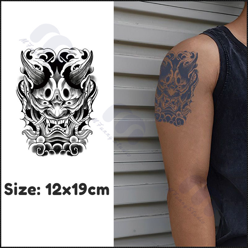 【MF Magic Tattoo 】 สติ ๊ กเกอร ์ รอยสักชั ่ วคราวกันน ้ ําติดทนนาน 15 วัน Prajna4 Tattoo