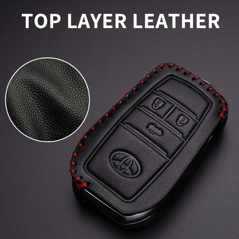 ตกแต่งบ้าน เคสกุญแจ Toyota Avanza Vios Wigo Rush Fortuner Innova Corolla Hilux การปรับเปลี่ยน ปลอกกุญแจ ส่งด่วน สั่งเลย