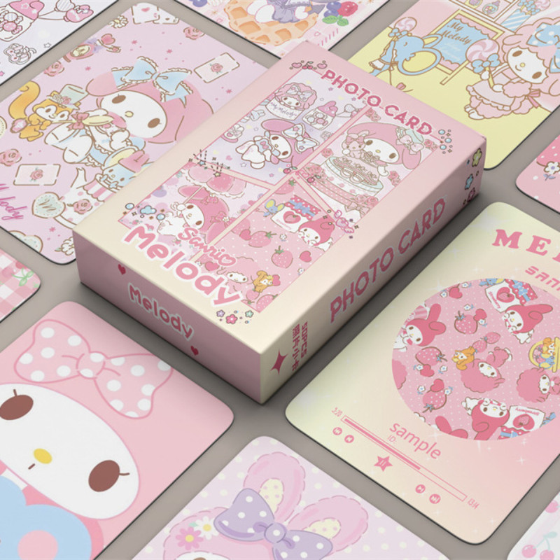 50 ชิ ้ น/box Melody Photo Card Laser HD การ ์ ตูน Sanrio Lomo Cards Collection