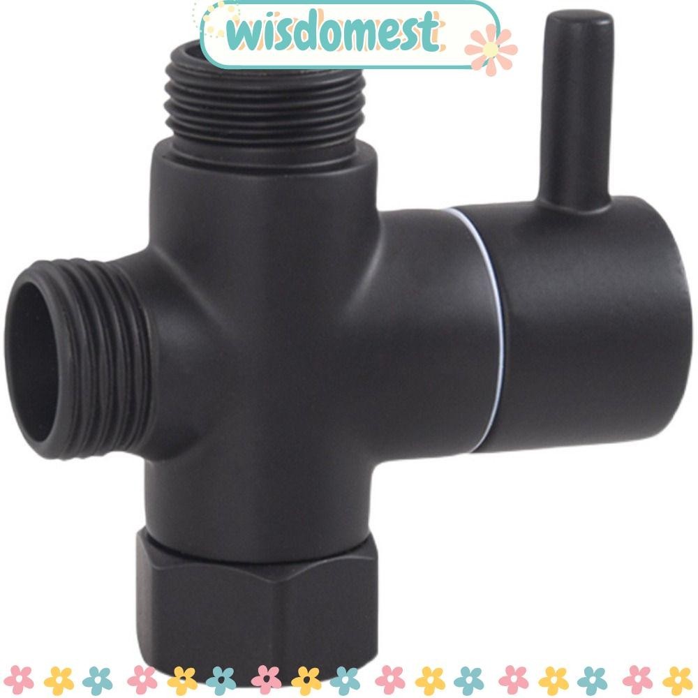 Wisdomest ฝักบัวแขน Diverter Valve, G1/2✺ Black Water Diverter, Universal ทองเหลือง 3-Way ระบบฝักบัวเปลี ่ ยนส ่ วนมือถือหัวฝักบัว