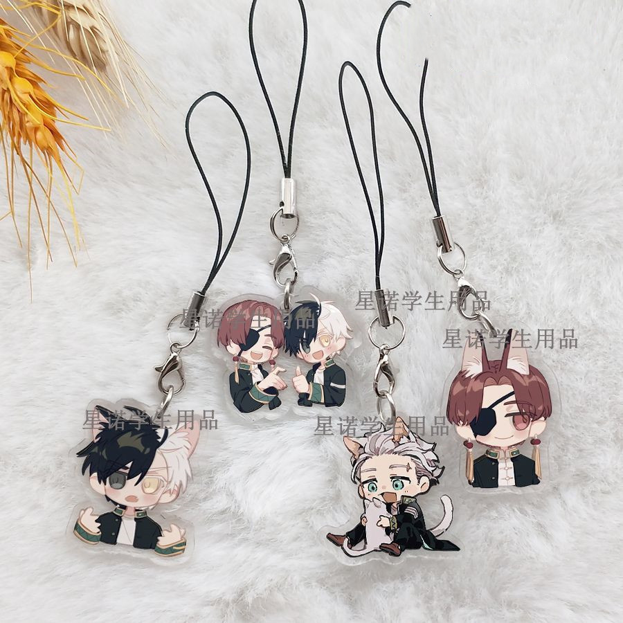 Wind Breaker Kawaii เชือกคล ้ องโทรศัพท ์ มือถือ Suou Hayato Sakura Haruka อะคริลิคจี ้ สายรัดแขวนน ่ ารักเชือกอะนิเมะสินค ้ าของขวัญ