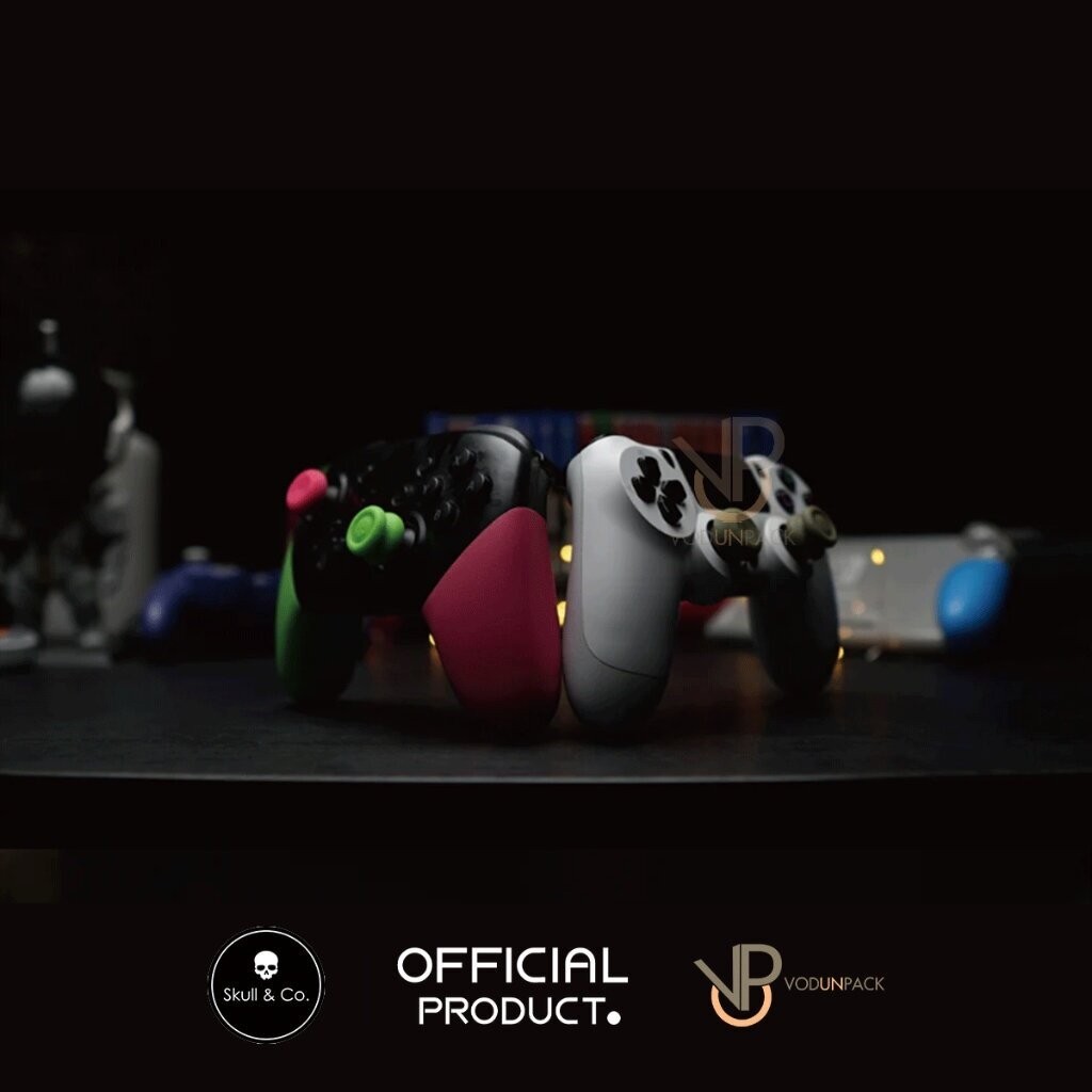 [Skull Co.] หุ้มอนาล๊อคแท้ Ps4 / PS5 / JoyPro Cap SET 6 ชิ้น Skull Co.(แท้) Playstation ซิลิโคนปุ่ม อนาล๊อค