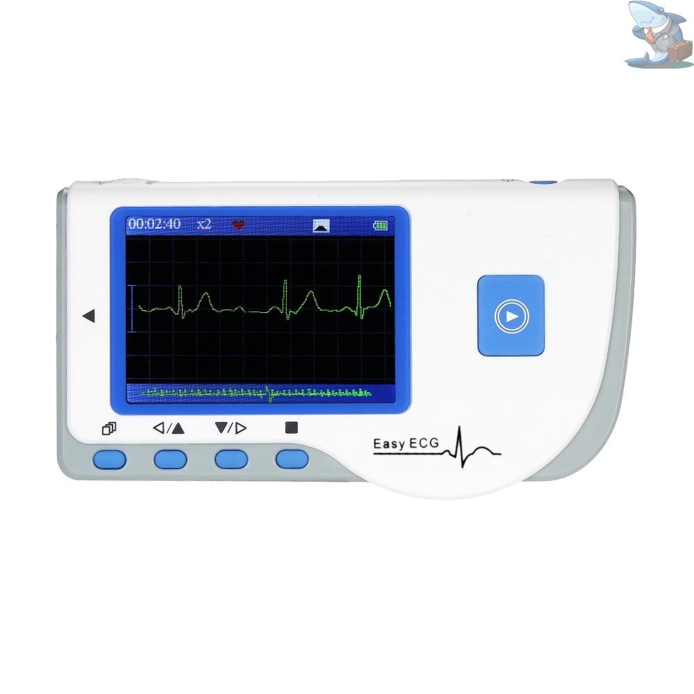 Heal Force Medical แบบพกพา ECG EKG Monitor เครื ่ อง Heart Rate Monitor พร ้ อมสาย USB + กาว Electrode + สายไฟตะกั ่ ว FDA &amp; CE ได ้ รับการอนุมัติ Tolo-5.20