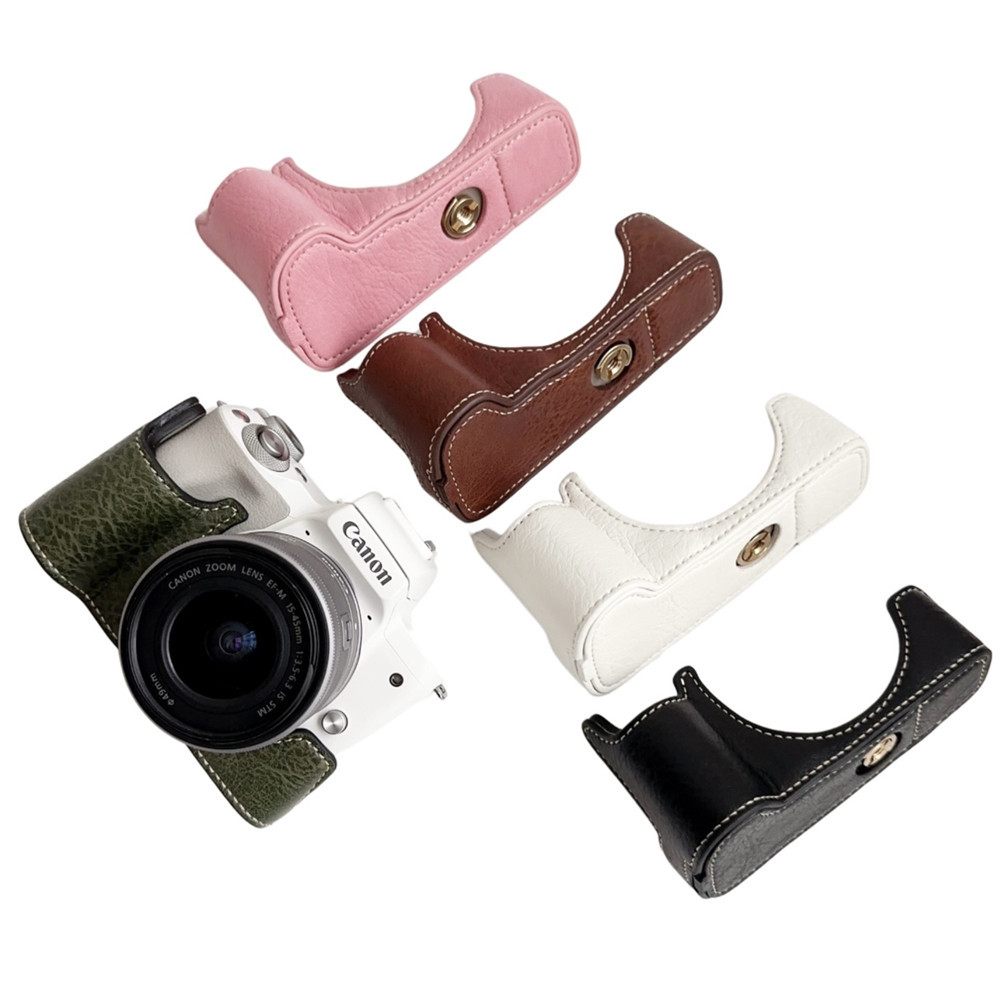 เคส PU Body Base Shell Protector สําหรับกล้อง Canon EOS M5 M50 M50 Mark II M50II