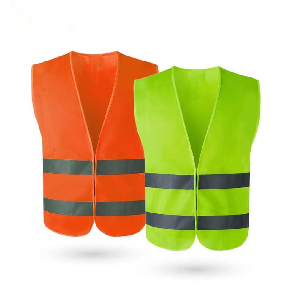 S4 เสื้อกั๊กสะท้อนแสง เสื้อจราจร Safety Vest บางเบาแห้งไวไม่อับชื้น