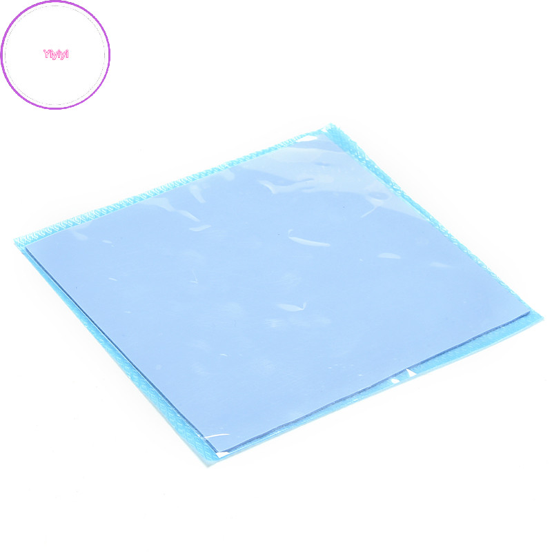 Yiyi 100mmx100mmx1mm Blue Heatsink Cooling แผ่นซิลิโคน Uncutนําความร้อน VN