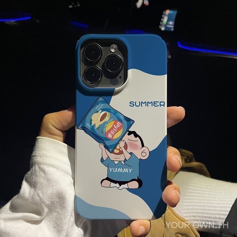 มันฝรั ่ งทอดXiaoxinสําหรับiPhone 11/13/14/15 Pro Maxกรณีแฟชั ่ นกันกระแทกซิลิโคนเคสแข ็ งสําหรับiPhone 13,14,15,11PM,12PM,13PM,14PM,15PMเคสโทรศัพท ์