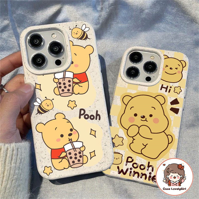 การ์ตูนหมีพูห์ เคส Samsung A15 A05 A05S A12 A13 A50 A50S A14 A54 A53 A32 A23 A24 A30S A21S A03S A52 A51