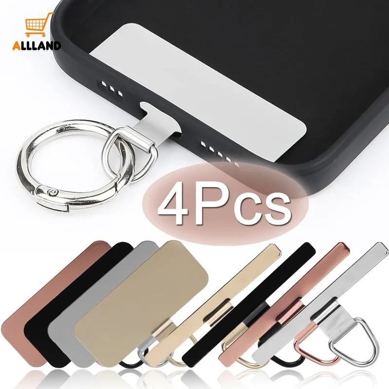 4/1 คลิปแพทช ์ สแตนเลสโทรศัพท ์ Tether Tab Universal Crossbody Anti-lost Phone Lanyard เปลี ่ ยนสําหรับโทรศัพท ์ มือถือ