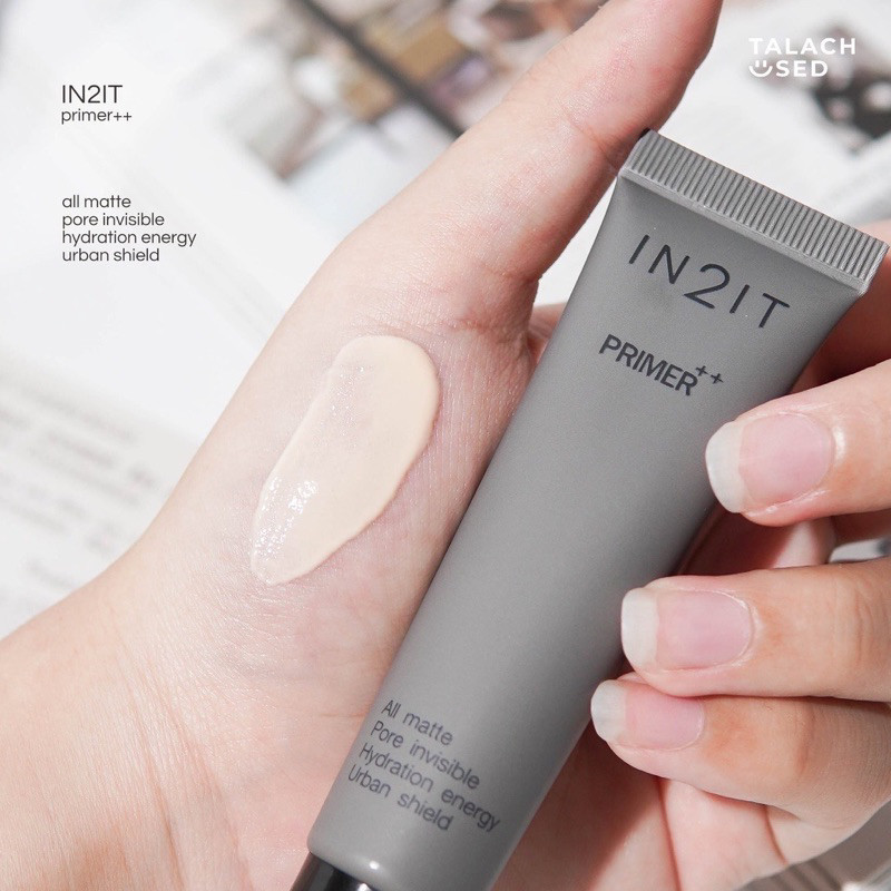 ลดเพิ่ม 30% 📌 In2It Primer++ PMP อินทูอิท In 2 it ไพรเมอร์เนื้อกำมะหยี่บางเบา จากอินทูอิท ช่วยอำพรางรูขุมขน - รูปที่ 2