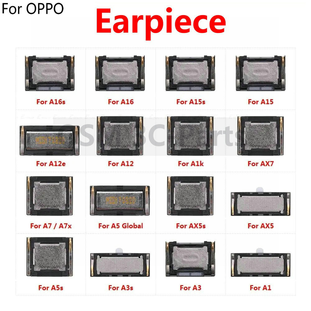 หูลําโพงตัวรับสัญญาณหูฟังสําหรับ OPPO A16s A16 A15s A15 A12e A12 A1k AX7 A7 A7x A5 AX5s AX5s A3s A3s A1
