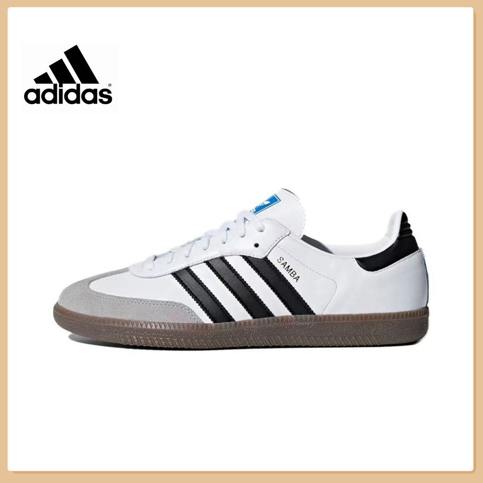 Adidas originals 🌹 samba og รองเท ้ าผ ้ าใบ Unisex Classic Classic ( 100 %