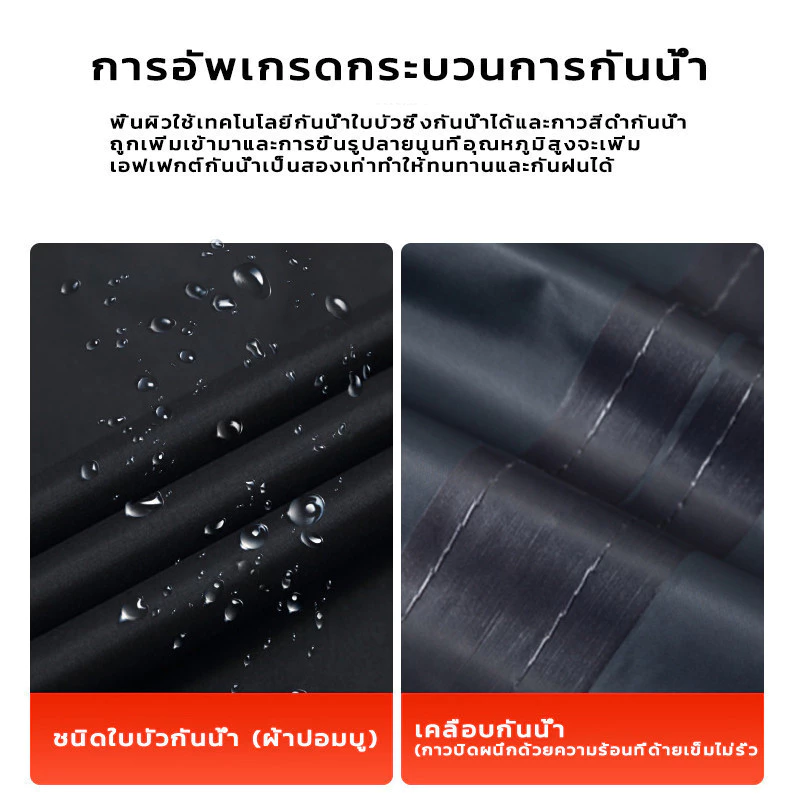 ชุดกันฝนแยกเสื้อกางเกง มีแถบสะท้อนแสงและที่กันหน้า thumbnail 9