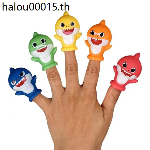 Baby Shark Finger Doll Family Toy Pinch Scream Playhouse Gift Soothing Birthday Gift