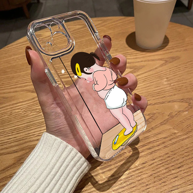 Space Case for iPhone 17 16 11 13 15 12 14 Pro Max X XS Max 7 8 15 14 Plus SE XR Clear TPU กันกระแทก เคสโทรศัพท์มือถือ - รูปที่ 5