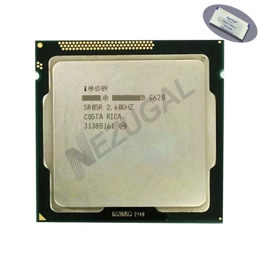 G620 SR05R 2.6 Ghz Dual Core 3M 65W LGA1155 โปรเซสเซอร์ CPU