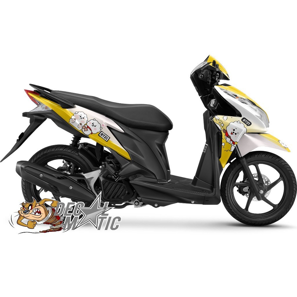 Decal Vario Techno 125 Full Body สติกเกอร์ Vario Techno 125 PGMFI 2011-2014 Bts Bt21 BTS RJ