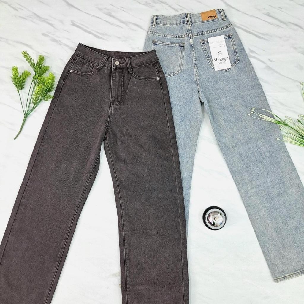 กางเกงยีนส์ VinTage  ทรงกระบอก