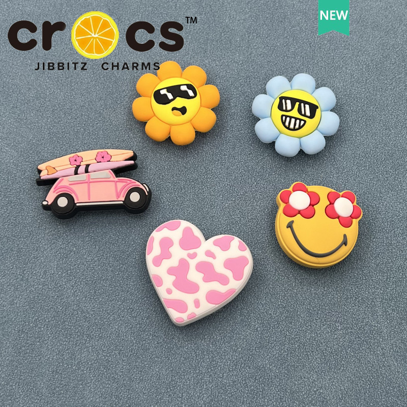 Jibbitz crocs charm Shoe Buckle Hole Shoe Accessories Summer Sunflower Cartoon Shoe Accessories