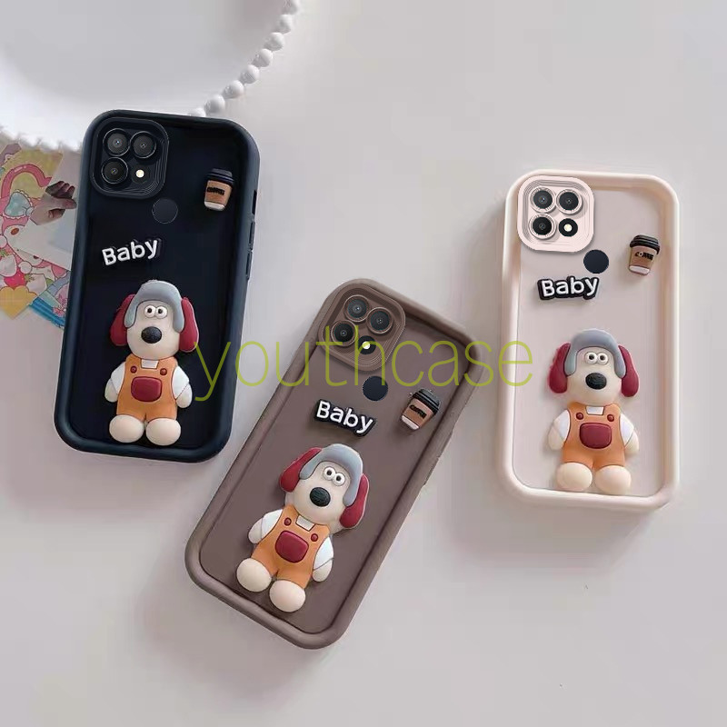 เคส oppo a15 /a15s เคสโทรศัพท์สุนัข 3D Headmaster สําหรับเคส oppo a15 เคส oppo a15s น่ารัก