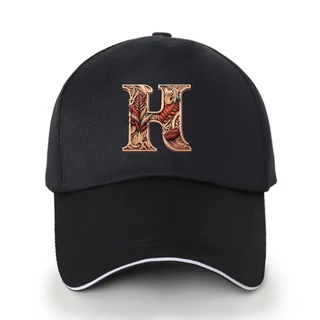 Cap หมวกเบสบอล หมวก Unisex แบบสบาย ๆ หมวก Snapback แบบปรับได้สำหรับผู้หญิงผู้ชายลายศิลปะไม้ใหม่ถนนกีฬา Visors หมวก