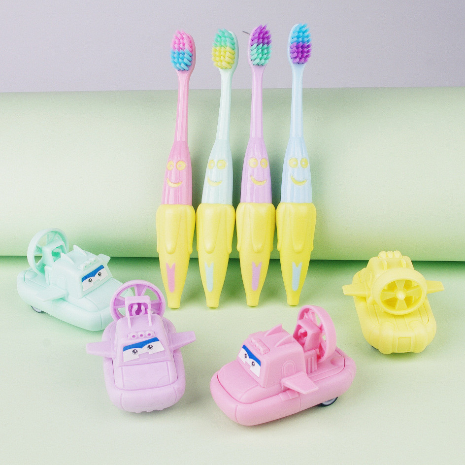 Spot Goods#Children's toothbrush3-6-12Children's Creative Toothbrush ...