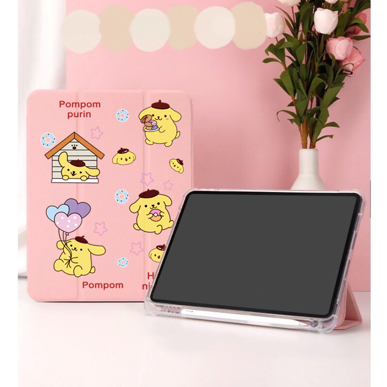 เคส ไอแพด Case สำหรับ iPad Air6 11 2024/Pro11 M4 Gen7 Gen8 Gen9 Gen10 Gen6 Air4 Air5 10.9/10.2/9.7 3พับ ปากกาซ้าย 032