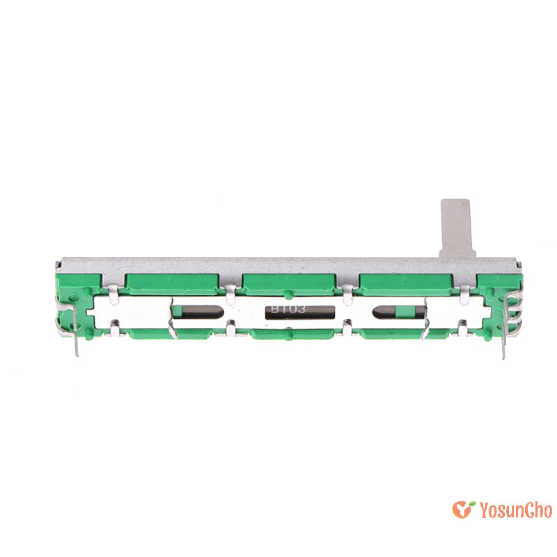 Yosunchoker] 60 มม.Fader Mixer Double B10K Volume Potentiometer Mixer Fader Straight Slide Volume Po