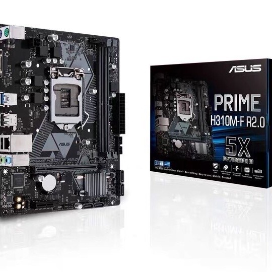 อัสซุส H310M-F R2.0คอมพิวเตอร์เดสก์ท็อปเมนบอร์ดสนับสนุน6/7/8/9รุ่น CPU