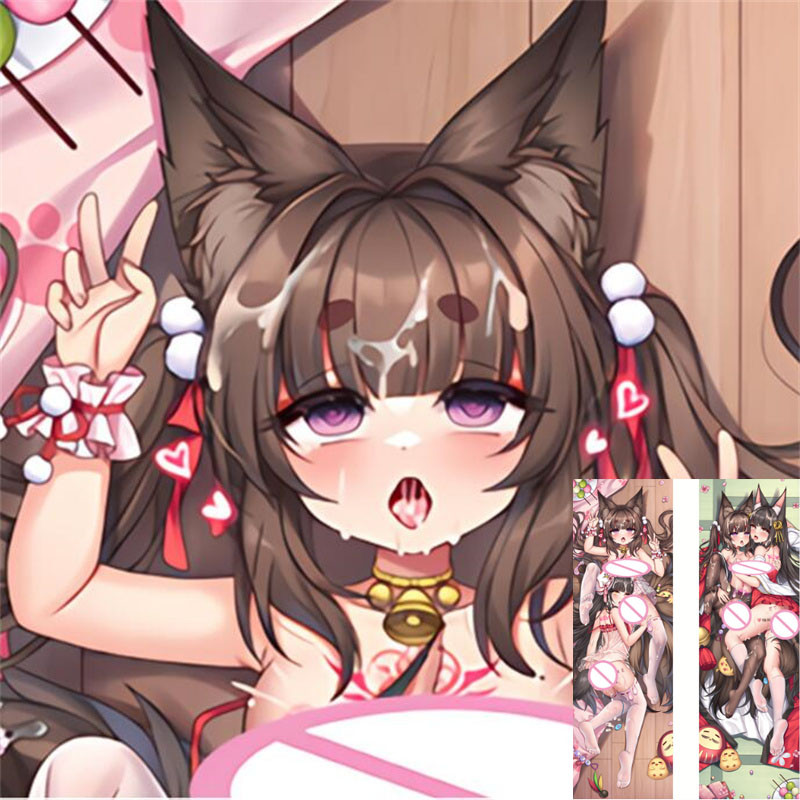 Azur Lane เกม Nagato IJN Amagi Dakimakura หมอนปลอกหมอนเบาะรองนั่งหน้าแรกผ้าปูที่นอนตกแต่ง