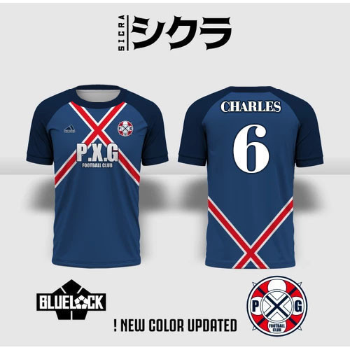 เสื้อยืดคอกลม Anime Blue Lock