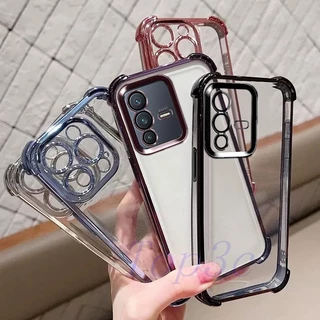 เคส Vivo V23 5G เคสโทรศัพท์ใสป้องกันการตกสี่มุม SJDK