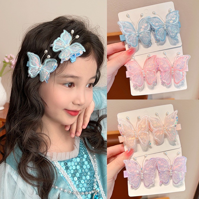 เด็กเด็ก3ง ผีเสื้อสดใสด้านเรียบคลิป ใบเรียกเก็บเงินเป็ด คลิปกิ๊บ