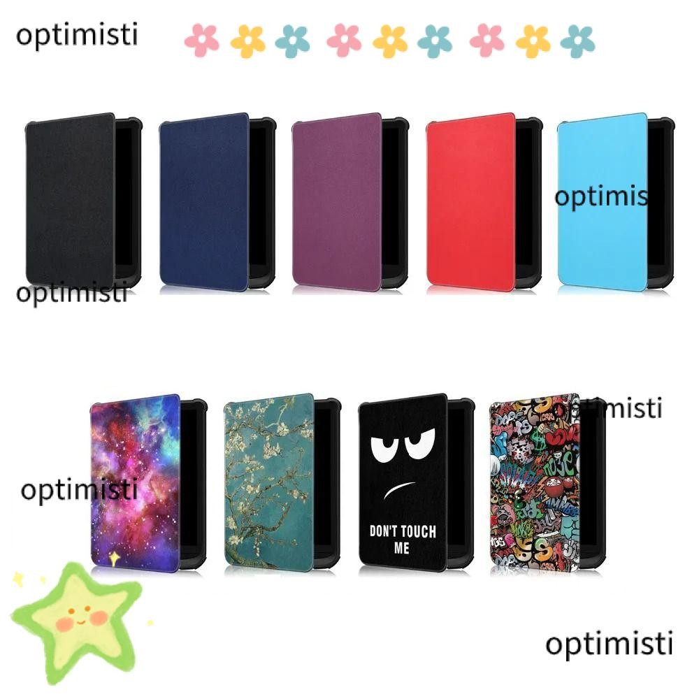 OPTIMISTI เกราะป้องกัน, Auto Sleep/Wake กันกระแทก E-Reader, Soft TPU Simple Folio Cover สําหรับ Pock