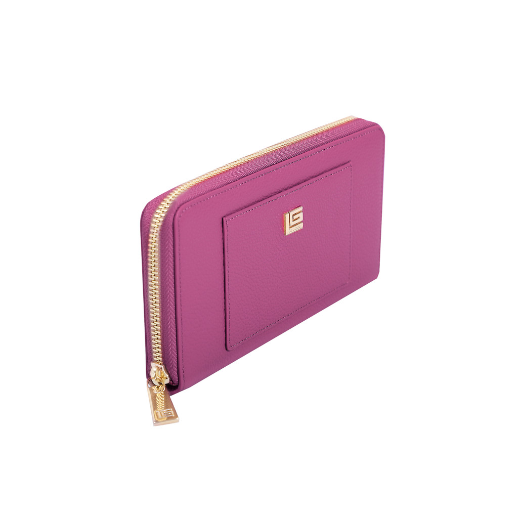 Guy Laroche กระเป๋าสตางค์แบบยาว ซิปรอบ รุ่น MILDLY - สีม่วง (AGP0683ZS5DVL) - รูปที่ 2