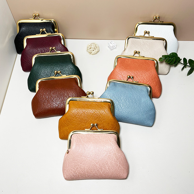 Retro Char กระเป๋าใส่เหรียญขนาดเล็กสไตล์หวาน & กระเป๋าใส่เหรียญขนาดกะทัดรัด Oh-So