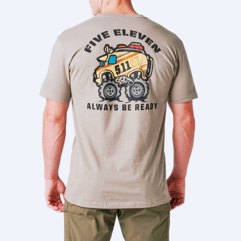 ขายร้อน 5.11 ยุทธวิธีทหาร ชุด 100% ผ้าฝ้ายคุณภาพสูงลูกเรือคอ 200แกรมม คุณภาพสูงแขนสั้นเสื้อยืด 0305