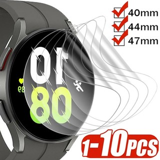 ฟิล์มไฮโดรเจลแบบนุ่มป้องกันสําหรับ Samsung Galaxy Watch 7 40 มม.44 มม.นาฬิกา 7 Ultra 47 มม.อุปกรณ์เสริมหน้าจอ Smartwatch ไม่ใช่แก้ว