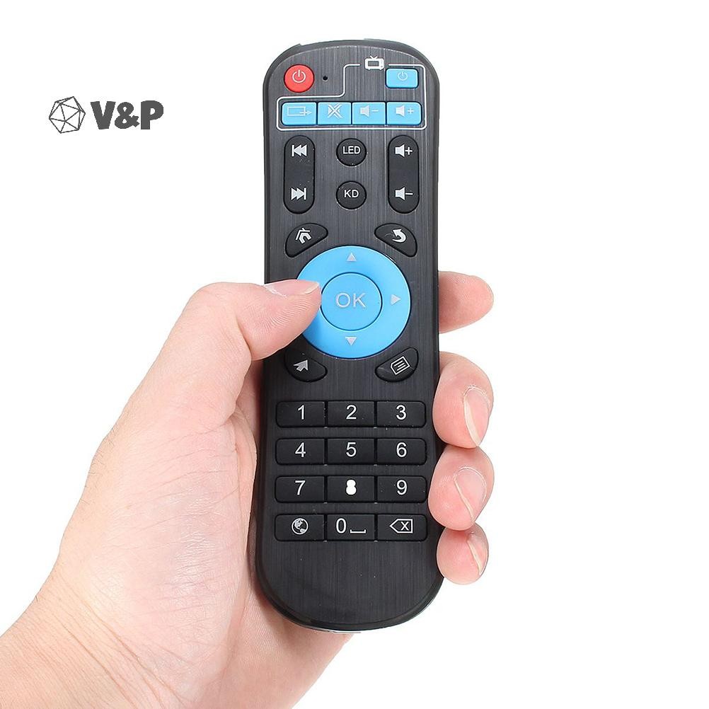 V & P รีโมทคอนโทรลสําหรับกล่องทีวี X88 PRO H96MAX HK1 TX3 T9 สมาร์ททีวีกล่องใหม่