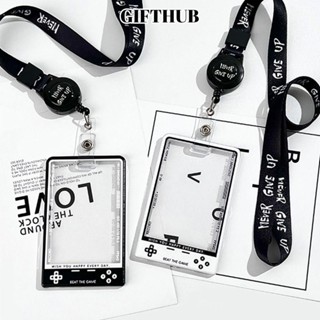 GIFTHUB 1ชิ้นผู้ถือบัตร,จอแสดงผลแฟชั่นเกาหลีนักเรียนบัตรป้อง…