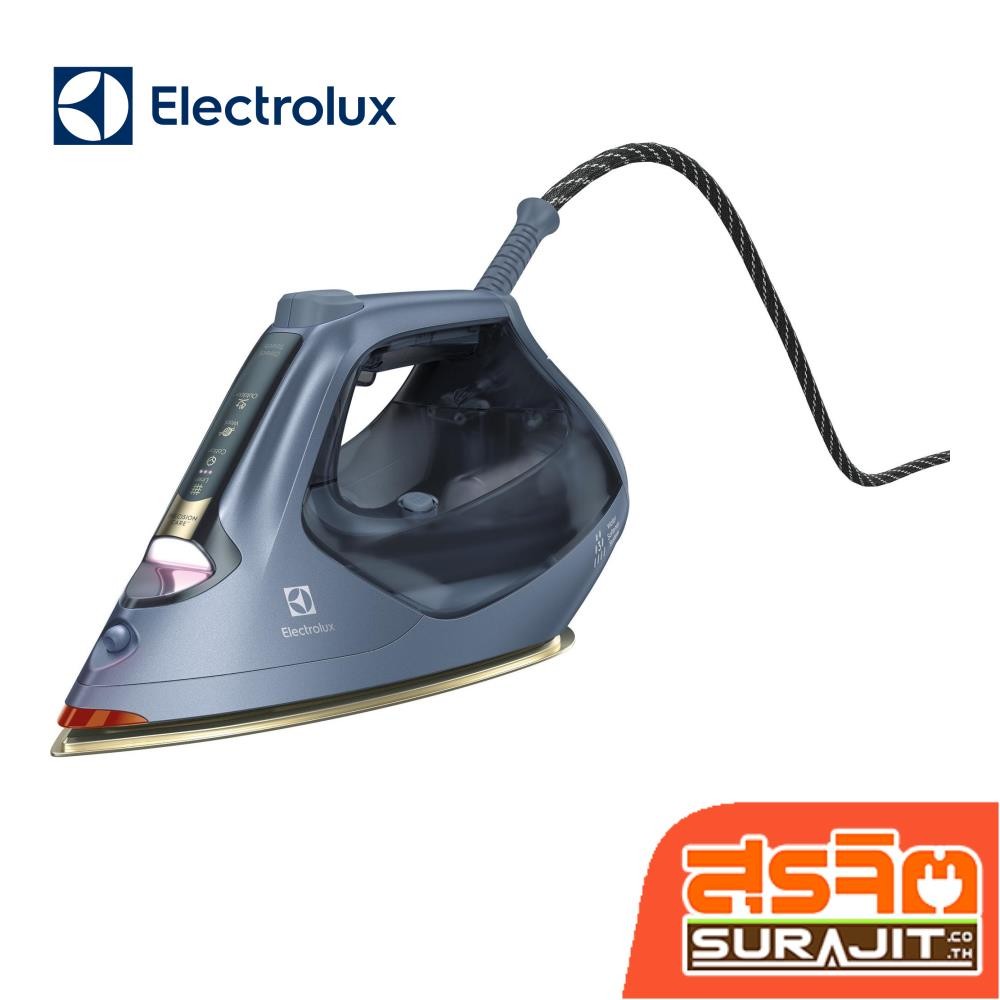 ELECTROLUX เตารีดไอน้ำ 2800 วัตต์ Digital หน้าเตารีดเคลือบ Sesiriium รุ่น E8SI1-80BM (20396)