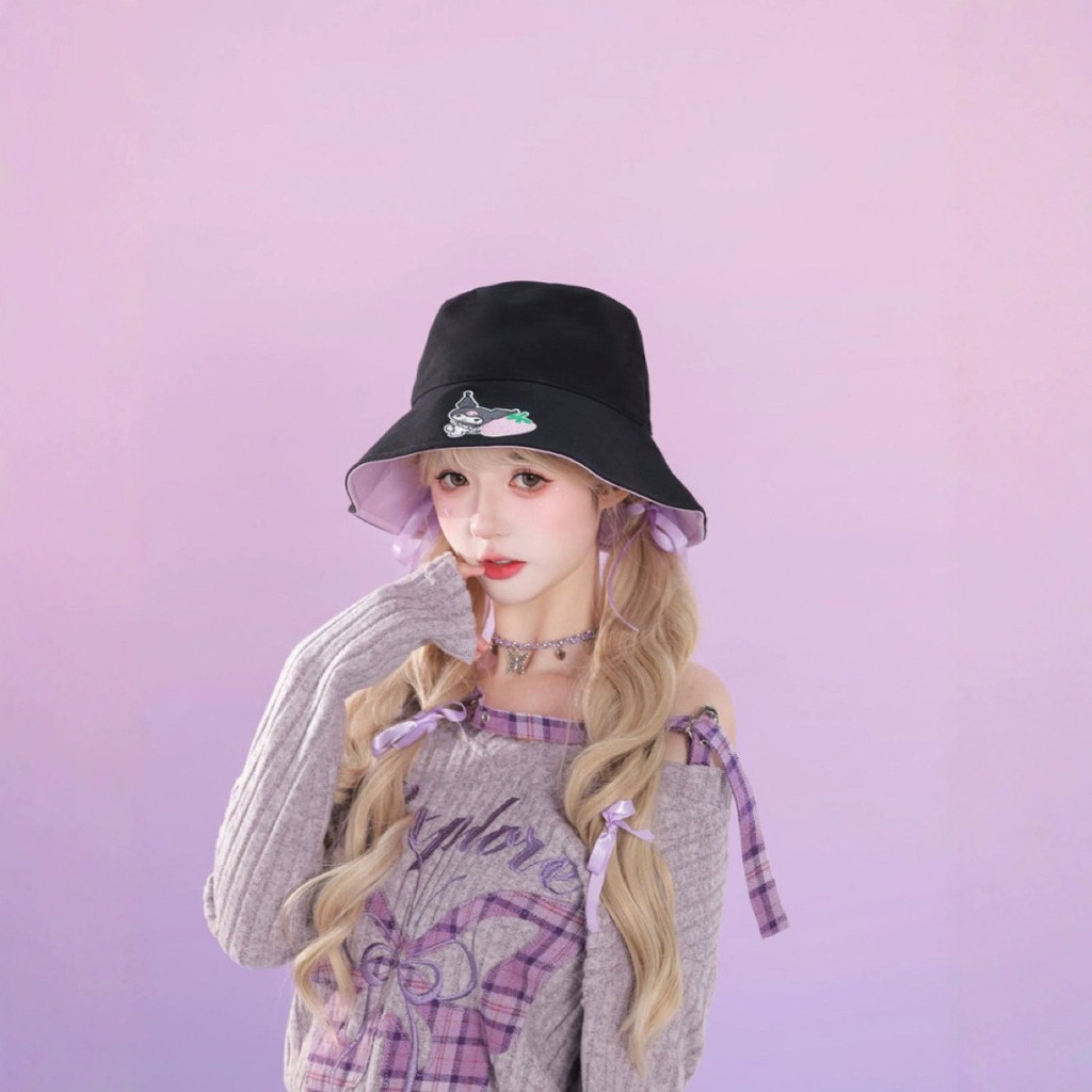 ขอนำเสนอหมวก Bucket ลายการ์ตูน สามารถกลับด้านใส่ได้ 2 รูปที่ 6