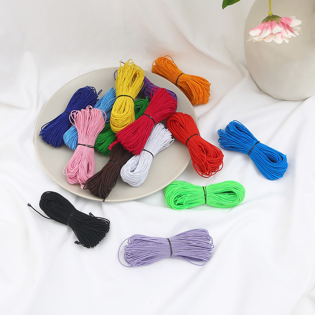 1 มม.ยืดสายยางยืด Variations 10 สีความยาว 25 ม. สําหรับทําสร้อยข้อมือประดับด้วยลูกปัด Diy - รูปที่ 6