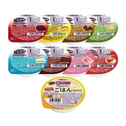 Nestle IsoCal High-Calorie Soft Rice Egg Congee 100g x 12 pieces + IsoCal Jelly High-Calorie 8-piece