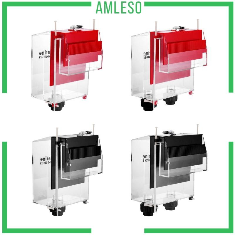 [Amleso] Overflow Box Self Start Aquarium Hang on Aquarium Landscapes Heavy Duty