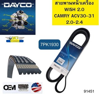 ส่งไว สายพานหน้าเครื่อง TOYOTA WISH 2.0,CAMRY ACV30 2.0-2.4 …