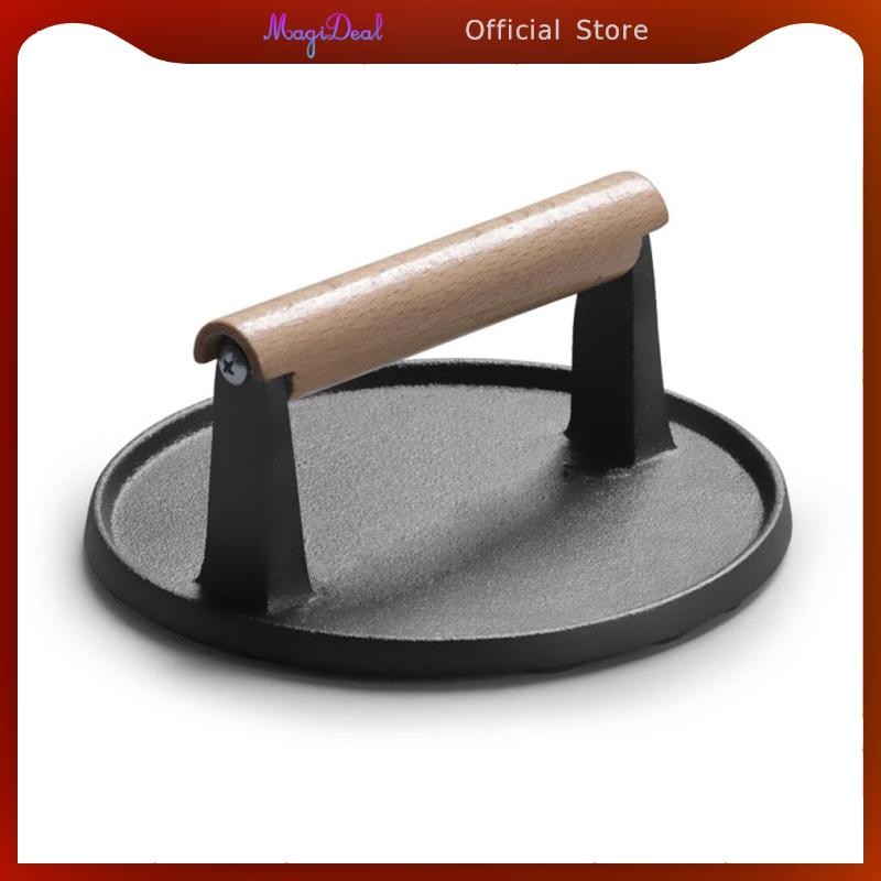 MagiDeal Press Grill Weight Press Meat Weight Burger Press สําหรับห้องครัว,